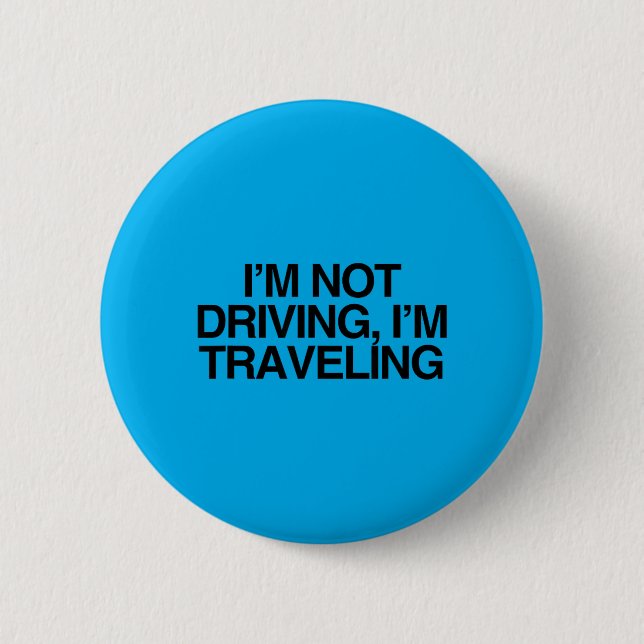 Badge Rond 5 Cm Déclaration de citoyen souverain ne conduisant pas (Devant)