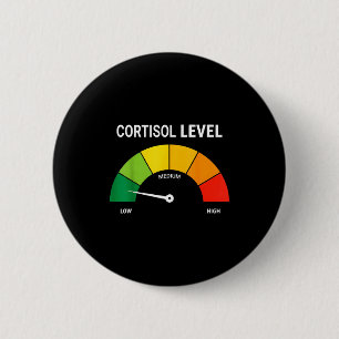 Badge Rond 5 Cm Déclaration de sensibilisation aux faibles niveaux