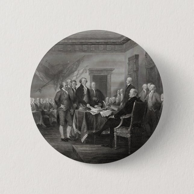Badge Rond 5 Cm Déclaration d'indépendance (Devant)