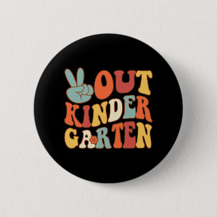 Badge Rond 5 Cm Déconnexion jardin d'enfants Derniers jours école