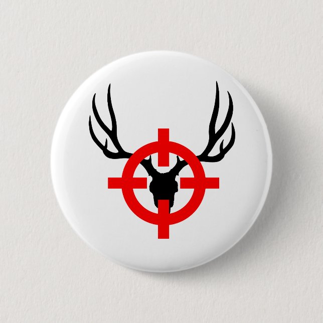 Badge Rond 5 Cm Deer Hunter - Bullseye (Devant)