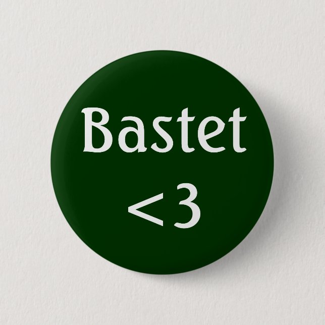 Badge Rond 5 Cm Déesse égyptienne - Bachette d'amour (Devant)