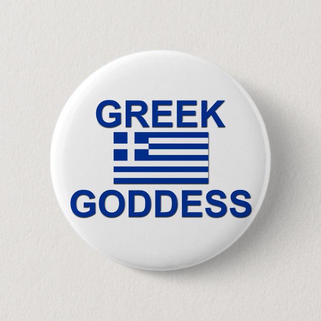Badge Rond 5 Cm Déesse grecque (Devant)