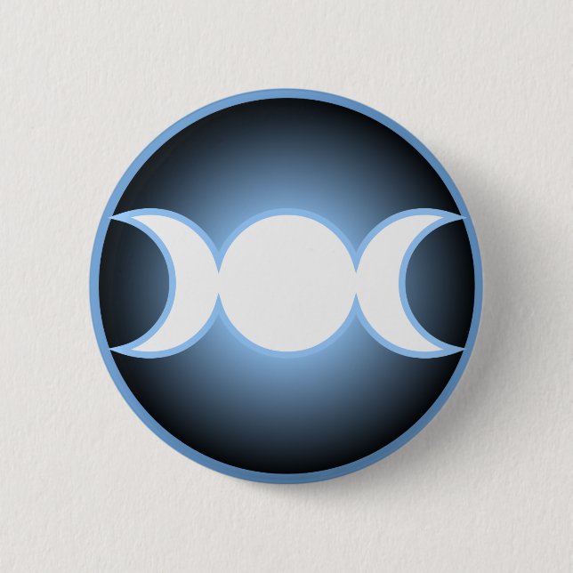 Badge Rond 5 Cm Déesse triple (Devant)