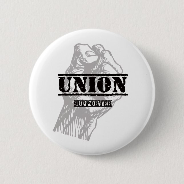 Badge Rond 5 Cm Défenseur de voyou des syndicats (Devant)