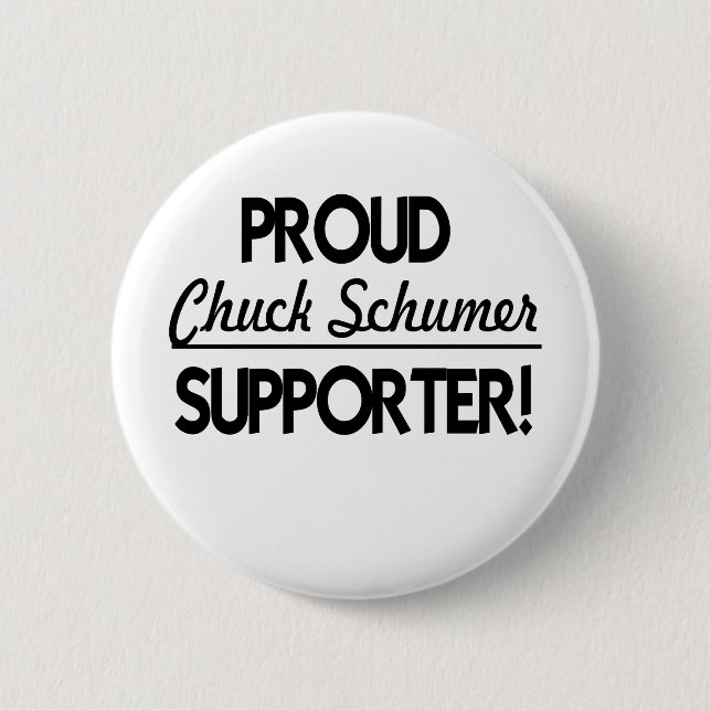 Badge Rond 5 Cm Défenseur fier de Schumer de mandrin ! (Devant)
