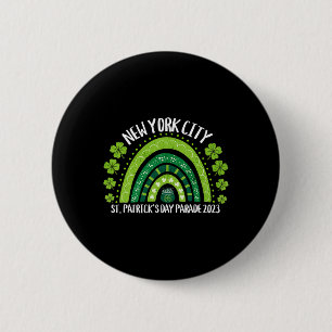 Badge Rond 5 Cm Défilé de la Saint-Patrick de la ville de New York