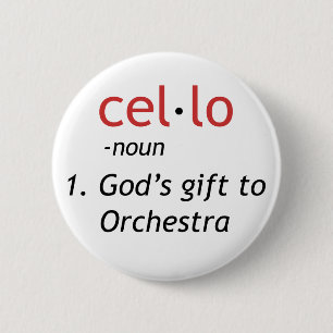 Badge Rond 5 Cm Définition du cello