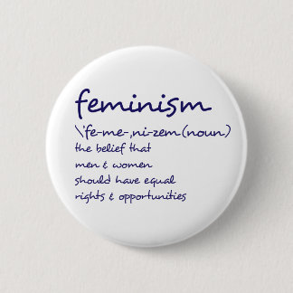 Badge Rond 5 Cm Définition Du Féminisme