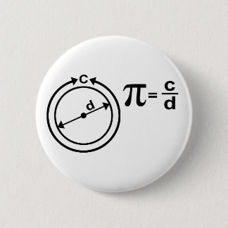 Badge Rond 5 Cm Définition mathématique de pi