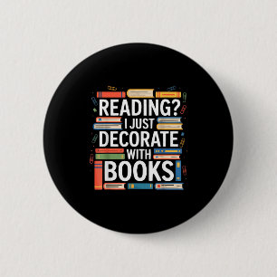Badge Rond 5 Cm Définition Tsundoku bibliophile livresque amoureux