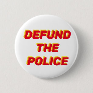 BADGE ROND 5 CM DÉFONDEZ LE BOUTON BLM DE LA POLICE