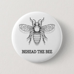 Badge Rond 5 Cm Dégagez l'abeille