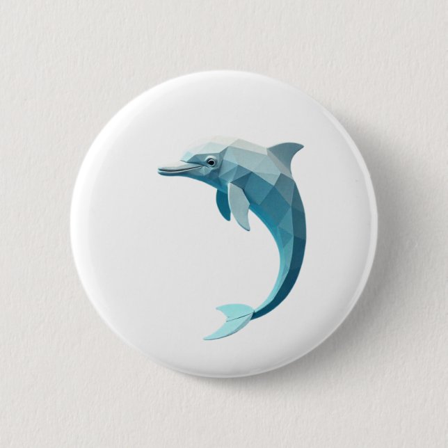 Badge Rond 5 Cm Dégradé géométrique (Devant)