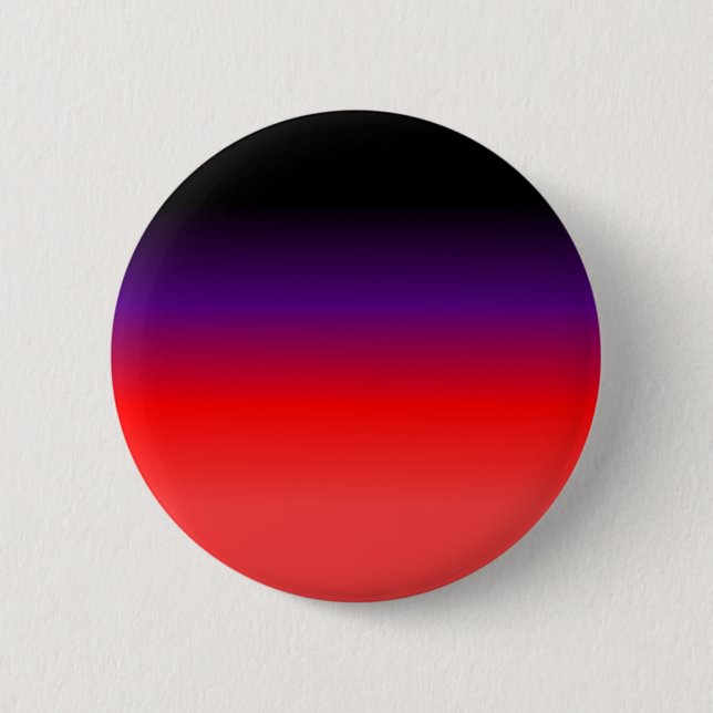 Badge Rond 5 Cm Dégradé noir, pourpre et rouge (Devant)