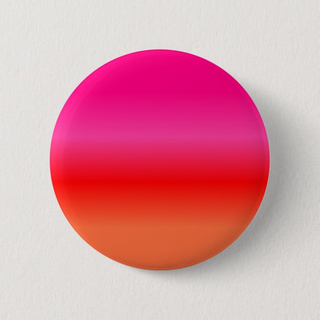 Badge Rond 5 Cm Dégradé rose, rouge et orange (Devant)