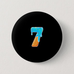 Badge Rond 5 Cm Déguisement couple drôle 6 7 glace dégoulinante mè