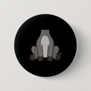 Badge Rond 5 Cm Déguisement d'âne drôle pour adultes enfants homme
