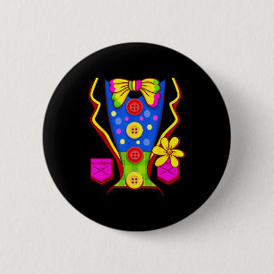 Badge Rond 5 Cm Déguisement de clown cirque