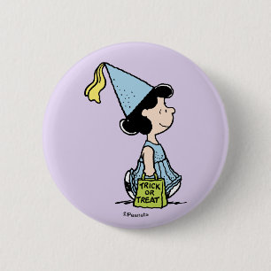 Badge Rond 5 Cm Déguisement de princesse Lucy pour Halloween Peanu