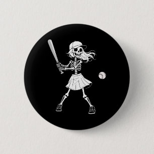 Badge Rond 5 Cm Déguisement d'Halloween squelettes Softll Squelett