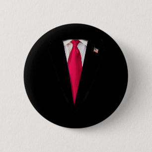 Badge Rond 5 Cm Déguisement Donald Trump Trump Costume de Hallowee