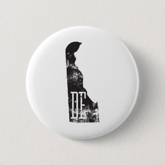 Badge Rond 5 Cm Delawar utilisé State Map DE Abbreviation