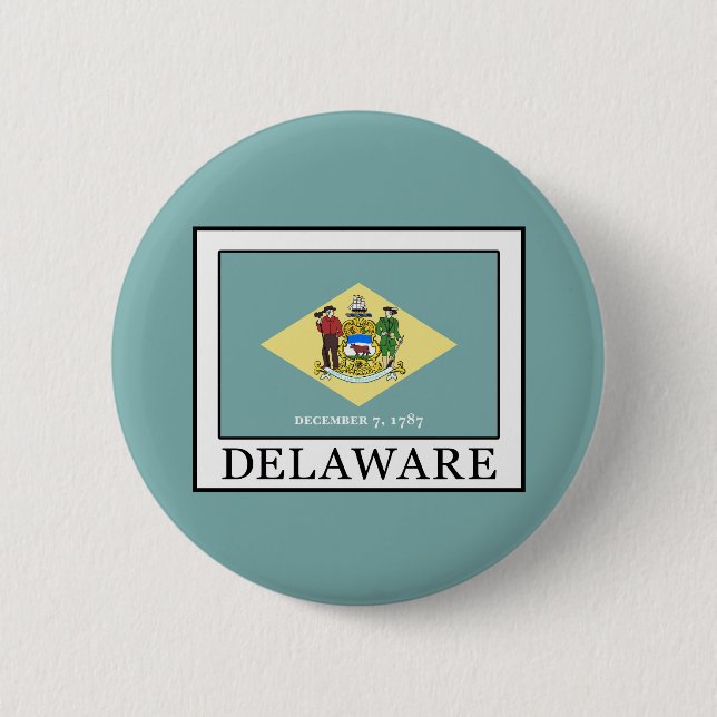 Badge Rond 5 Cm Delaware (Devant)