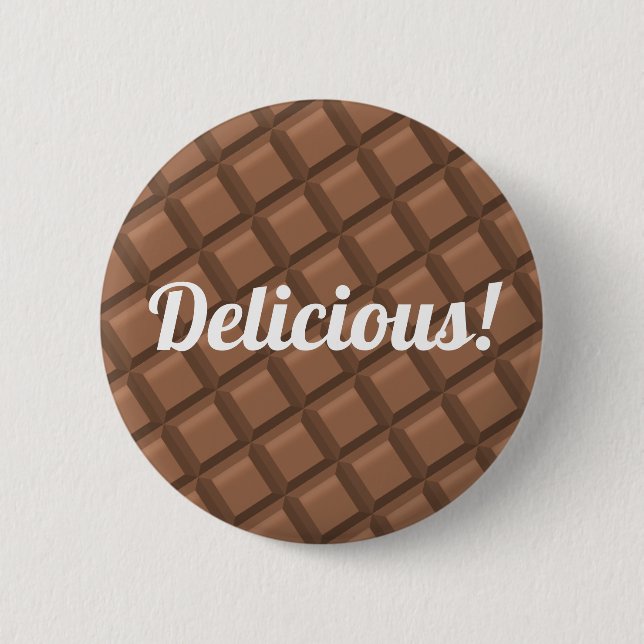 Badge Rond 5 Cm Délicieux (Devant)