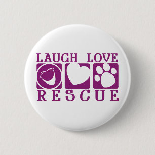 Badge Rond 5 Cm Délivrance d'amour de rire