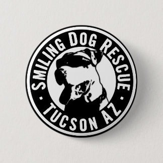 Badge Rond 5 Cm Délivrance de sourire de chien