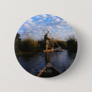 Badge Rond 5 Cm Delta d'Okavango