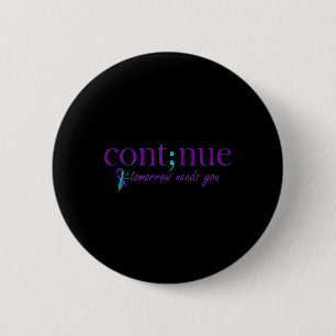 Badge Rond 5 Cm Demain aura besoin de vous Santé mentale Sensibili