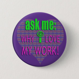 BADGE ROND 5 CM DEMANDEZ-MOI POURQUOI