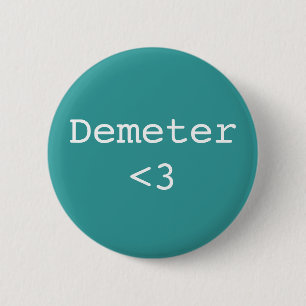 Badge Rond 5 Cm Demeter <3 déesse de l'agriculture