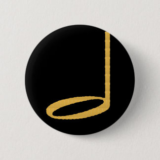 Badge Rond 5 Cm Demi de note de 1/2