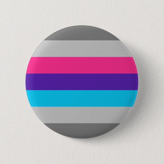 Badge Rond 5 Cm Demiandrogyne (Devant)