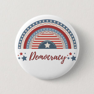 Badge Rond 5 Cm Démocratie patriotique Résistance politique