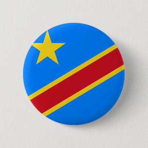 Badge Rond 5 Cm démocratique congo