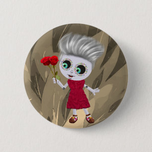 Badge Rond 5 Cm demoiselle d'honneur