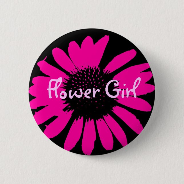 Badge Rond 5 Cm Demoiselle d'honneur (Devant)