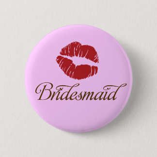 Badge Rond 5 Cm Demoiselle d'honneur - boutons nuptiales