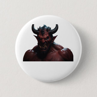 Badge Rond 5 Cm Démon bouton