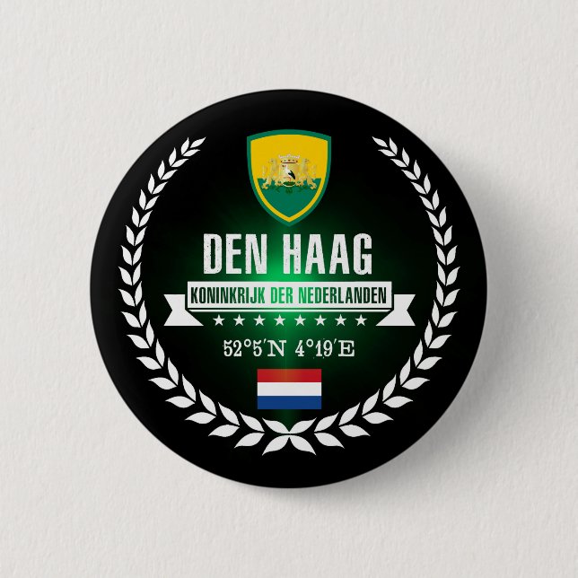 Badge Rond 5 Cm Den Haag (Devant)