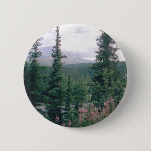 Badge Rond 5 Cm Denali - Alaska