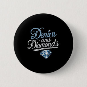 Badge Rond 5 Cm Denim Et Diamonds Mode tendance