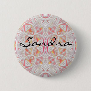 Badge Rond 5 Cm dentelle, Sandra