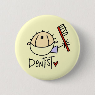 Badge Rond 5 Cm Dentiste