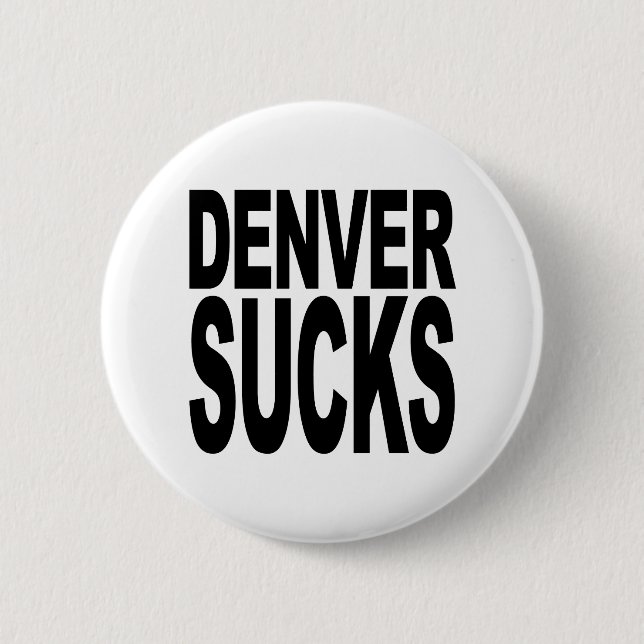 Badge Rond 5 Cm Denver suce (Devant)