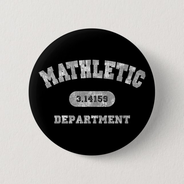 Badge Rond 5 Cm Département de Mathletic (Devant)